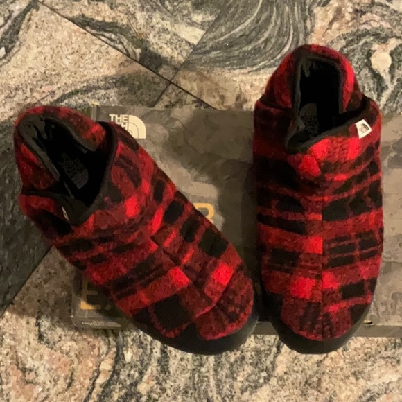 The North Face Thermoball Bootie Traction Wool TNF Booties Men Size 11 Slippers - Picture 16 of 16